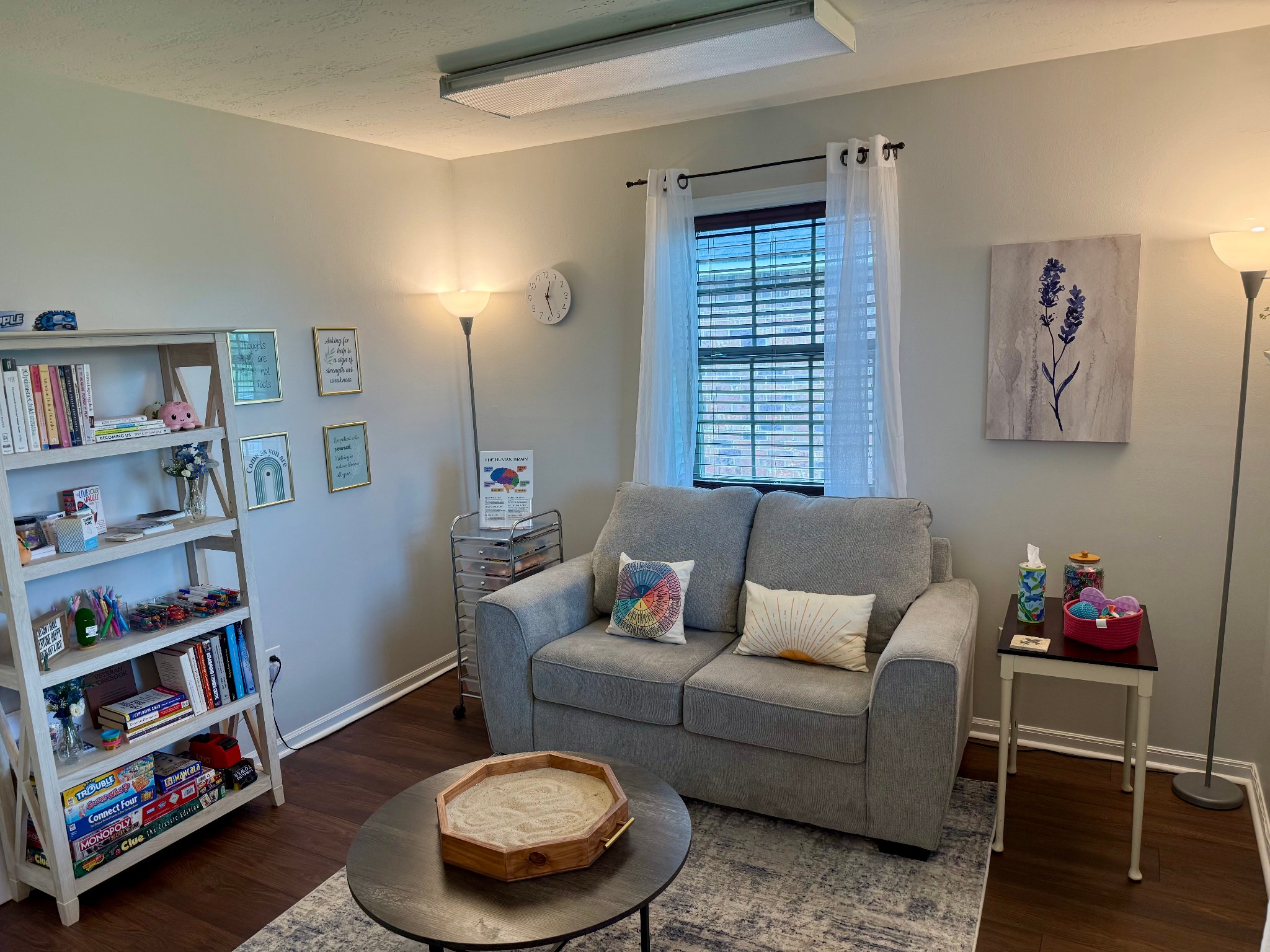 Kayla Davis's counseling office at The Well